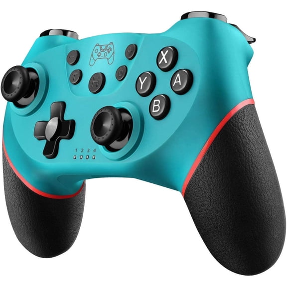 Pro Controller, Wireless Controller for 2/Lite/OLED, Bluetooth Gaming with Hall Effect Joystick, PC/Android Phone Gyro Sensor Turbo Vibration