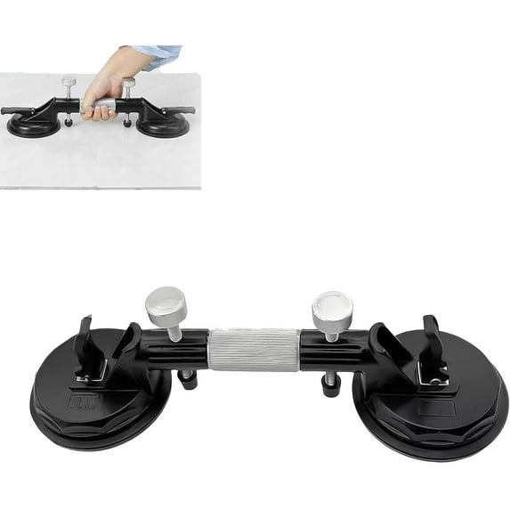 Pro Countertop Alignment Clamps, Adjustable Suction Cup Tile Fixing Tool, Seamless Granite Seam Setter with Heavy Duty Vacuum Suction Cups, Floor Installation Leveling Granite Tools, for Professional