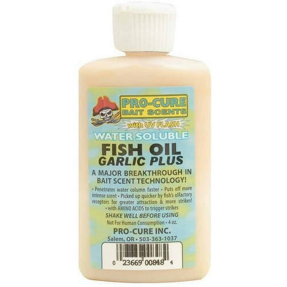 Pro-Cure 4 oz Water Soluble Bait Oil, Garlic