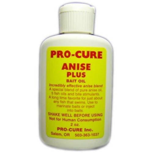 Pro-Cure Anise Plus Bait Oil - Clear, 2 Ounce
