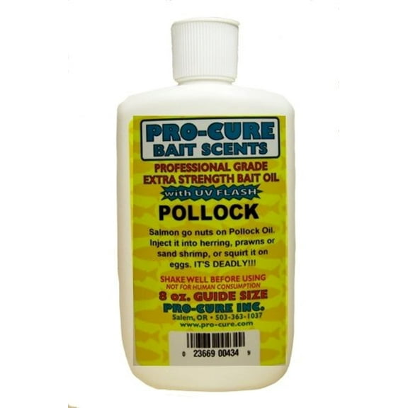 Pro-Cure Pollock Bait Oil, 8 Ounce