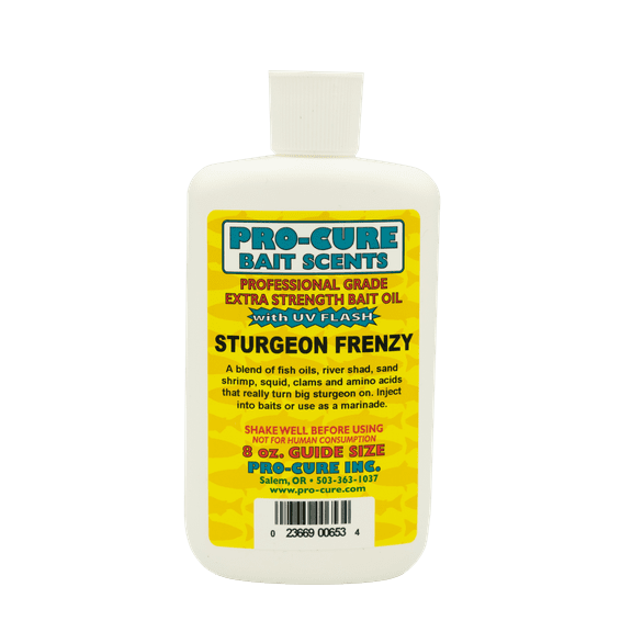 Pro-Cure Sturgeon Frenzy Bait Oil, 8 Ounce