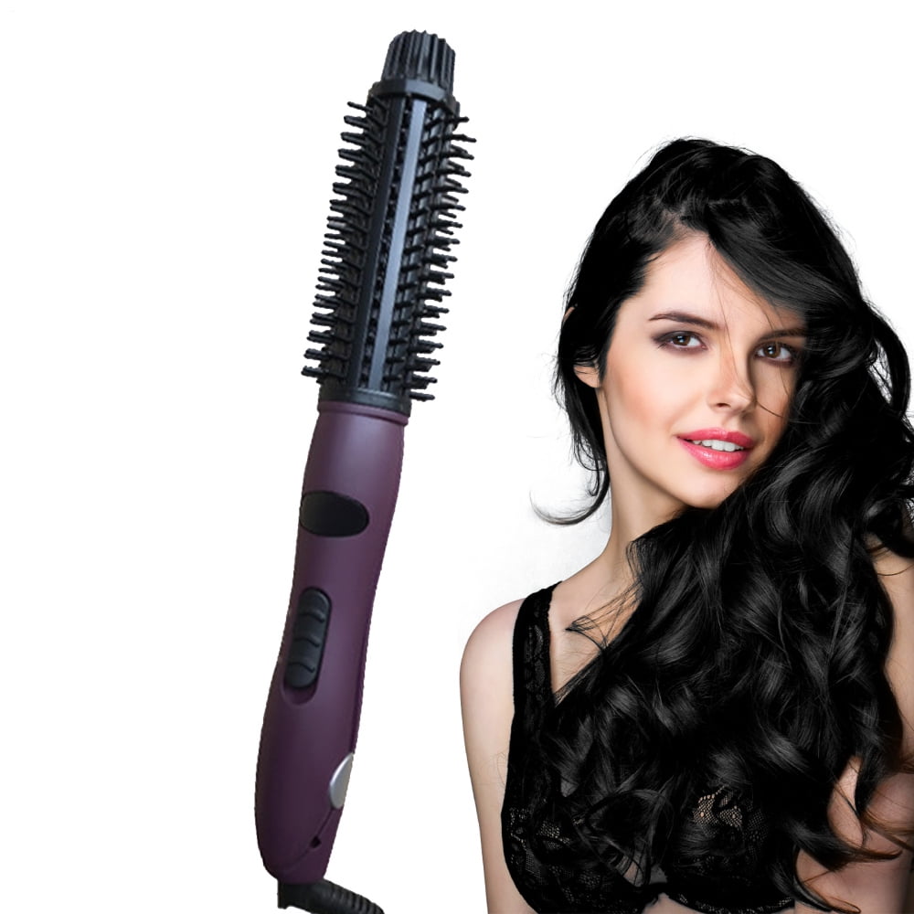 Pro Curling Iron Brush Inch Hair Curler Brush Ceramic Hot Brush