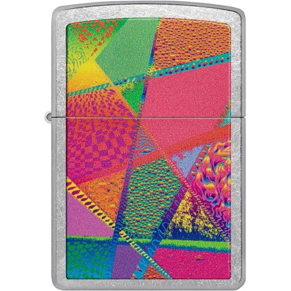 Pro-Cut ZIP-48498 2022N Zippo Price Fighter Street Chrome Retro Pattern Design Lighter