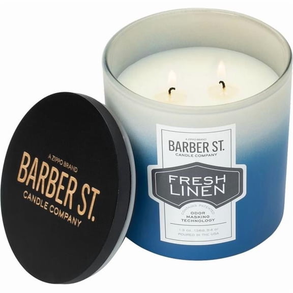 Pro-Cut ZIP-70037 2024 Zippo Barber Street Fresh Linen Odor Masking Candle