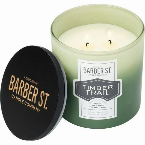 Pro-Cut ZIP-70036 2024 Zippo Barber Street Timber Trail Odor Masking Candle