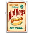 thumbnail image 1 of Pro-Cut ZIP-214CI012173 2024 Zippo Custom Hot Dog Lighter, White Matte, 1 of 1