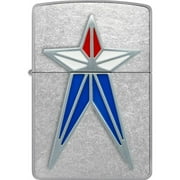 Pro-Cut ZIP-48903 2024 Zippo Red, White & Blue Star Street Chrome Lighter