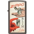 thumbnail image 1 of Pro-Cut ZIP-48396 Zippo Slim Black Ice Design Lighter, 1 of 6