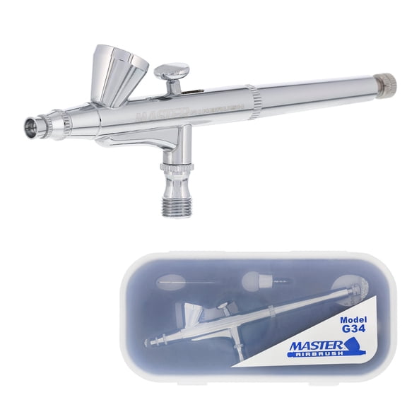 Pro DUAL-ACTION Gravity AIRBRUSH SET KIT Auto Paint Nail Body Art Tattoo Cake
