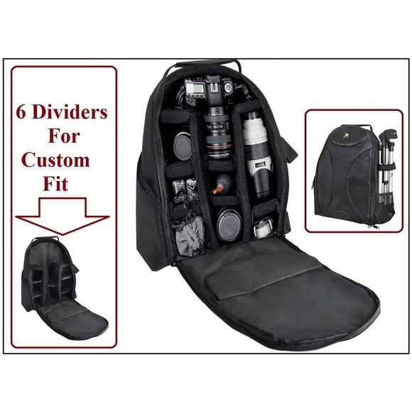 Pro Deluxe Backpack Case Camera Bag for Canon EOS Rebel SL3 M100 RP M200