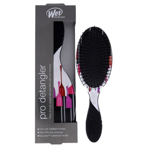 Pro Detangler Brush - Power Pigments by Wet Brush for Unisex - 1 Pc Hair Brush