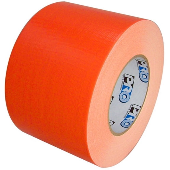 Pro Duct 139 Fluorescent Orange Duct Tape 4" X 60 Yard Roll