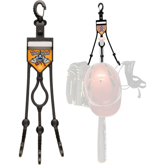 Pro - Dugout Gear Hanger - The Dugout Organizer - for Baseball and Softball to Hold Bats, Helmets and Gloves