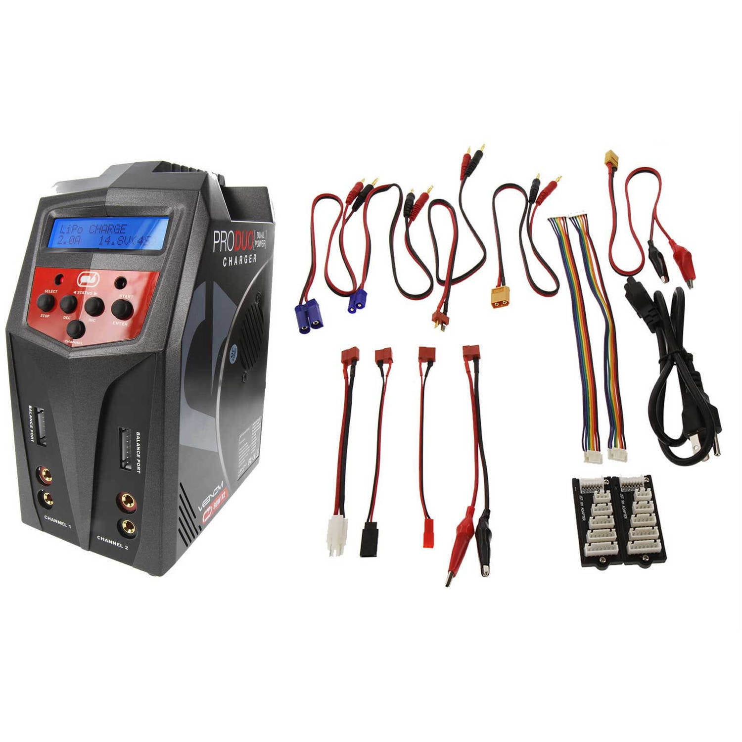 Pro Duo 80W X2 Dual AC/DC 7A LiPO & NiMH RC Battery Balance Charger