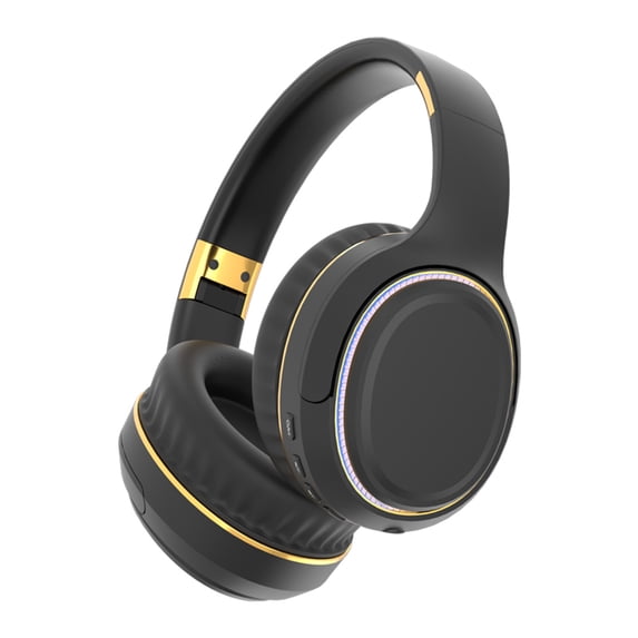 Pro Over Ear Bluetooth Gaming Headphones, Bluetooth 5.3, HiFi Stereo, Noise Cancelling, 16H Long Battery, TF Card Aux Wired Mode, Foldable, HD Call, Universal for Phone PC