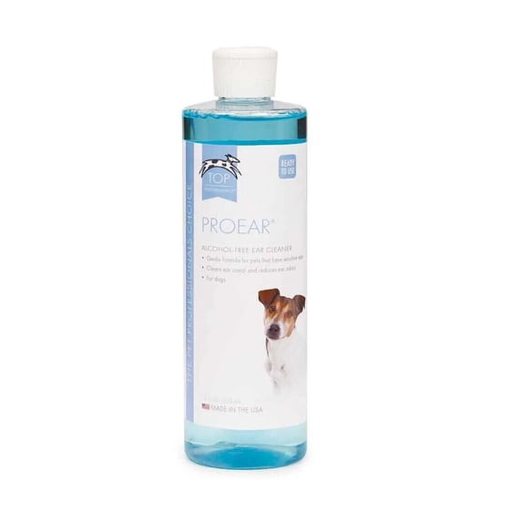 Pro Ear Professional Alcohol Free Dog and Cat Gentle Ear Cleaner Choose Size (12 oz)