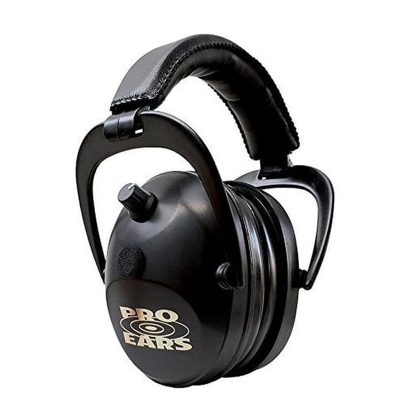 Pro Ears Gold II 26 - NRR 26 - Gel Ear Seal -Electronic Hearing Protector, Black