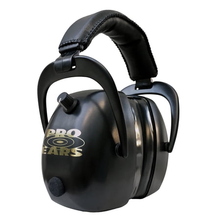 Pro Ears Gold II 30 Electronic Hearing Protection Ear Muffs – Sound Amplifying Shooting & Hunting Ear Muffs, NRR 30 Noise Reduction, Gel Ear Cushions, Black