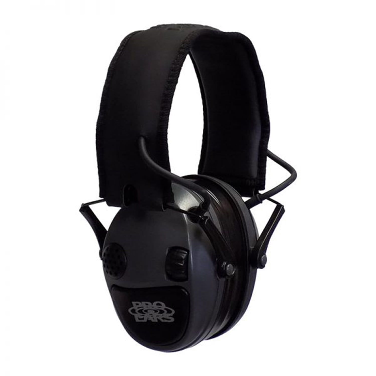 Pro Ears Silver 22 Electronic Ear Muffs, 22 dB NRR Hearing Protection, Low Profile, Gray