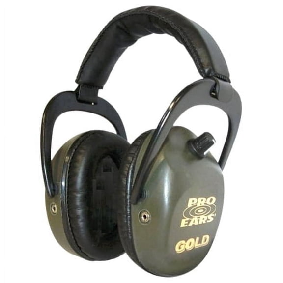 Pro Ears Stalker Gold Electronic Ear Muffs, Electronic Hearing Protection & Range Safety