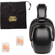 Pro Ears Ultra 30 MRI Kit, MRI-Safe Hearing Protection Earmuffs with Earplugs & Storage Bag, NRR 30 dB