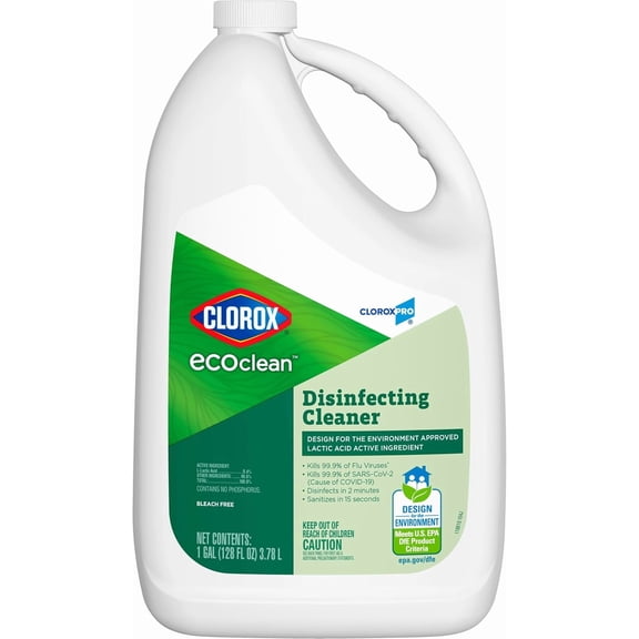 Pro EcoClean Disinfecting Cleaner Refill, 128 Fluid Ounces