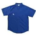 thumbnail image 1 of Pro Edge Men's Short Sleeve Button-Down NCAA Moisture Wicking Shirt (Royal/HU Pirates, S), 1 of 2