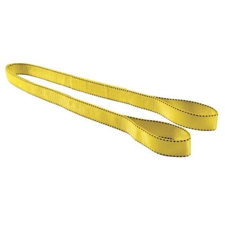 Pro-Edge Web Slings, 2" X 8', Eye to Eye, Polyester Domestic, Yellow