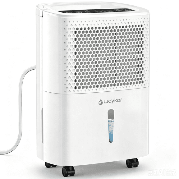 Waykar Max 32 Pint Dehumidifier for Home, (DOE 12 Pint) 2025 Most Efficient Energy Star, 2000 Sq. Ft, Continuous Drain Hose