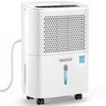 thumbnail image 1 of Yaufey 32 Pint Dehumidifier for Home & Basements, 2025 Most Efficient Energy Star, DOE 10 Pint, 2000 Sq. Ft, Continuous Drain Hose, 1 of 10