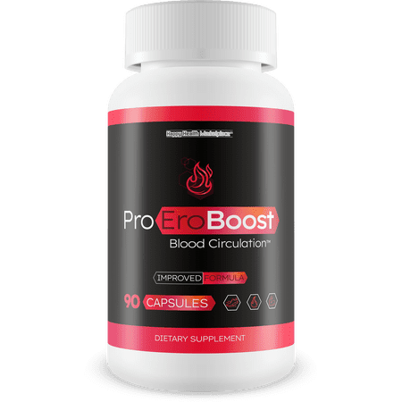 Pro EroBoost - Improved Formula - Our Best Advanced Blood Flow Supplement for Men & Best Circulation Supplement - Increase Blood Flow Max Performance - Vasodilator Nitric Oxide Circulation Pills