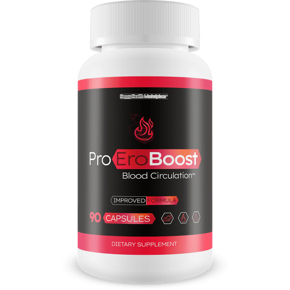 Pro EroBoost - Improved Formula - Our Best Advanced Blood Flow Supplement for Men & Best Circulation Supplement - Increase Blood Flow Max Performance - Vasodilator Nitric Oxide Circulation Pills