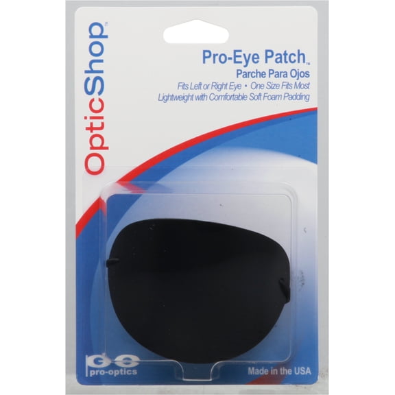 Pro-Eye Patch--Plastic Front Black Eye Patch (1)