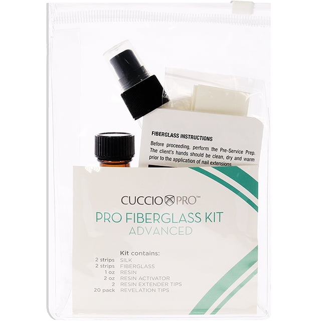 Pro Fiberglass Advanced Kit by Cuccio Pro for Women 1 Kit 2 Strips