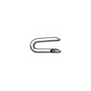 Galvanized #5 Staples 3/8 Inch The Hillman Group 122660 Galvanized Wire Staples - Number 5 Size, 3/8-Inch Length (2 Pack) Wire Staples Romex
