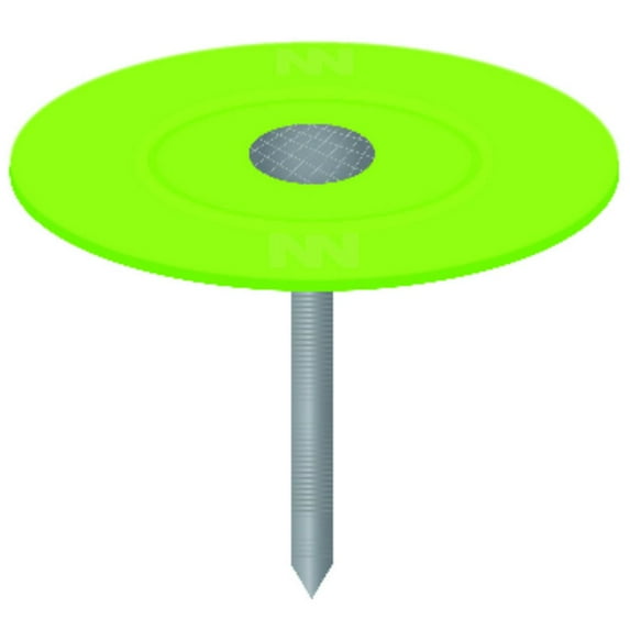Pro-Fit 2-1/2 in. Cap Electro-Galvanized Steel Nail Flat