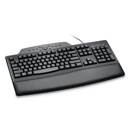 Pro Fit Comfort Keyboard, Internet/media Keys, Wired, Black | Bundle of 10 Each