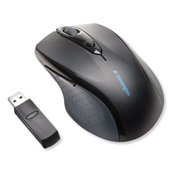 Pro Fit Full-Size Wireless Mouse, 2.4 Ghz Frequency/30 Ft Wireless Range, Right Hand Use, Black | Bundle of 2 Each