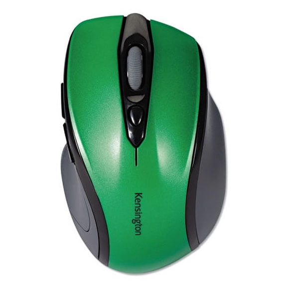 Pro Fit Mid-Size Wireless Mouse, 2.4 Ghz Frequency/30 Ft Wireless Range, Right Hand Use, Emerald Green | Bundle of 2 Each