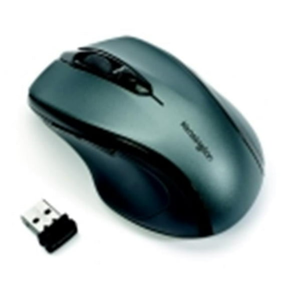 Pro Fit Optical Mid Sized Right Handed Wireless Mouse - USB Interface, Graphite Gray