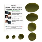 Pro-Fix Self-Adhesive Down Jacket Repair Patches - Olive Green