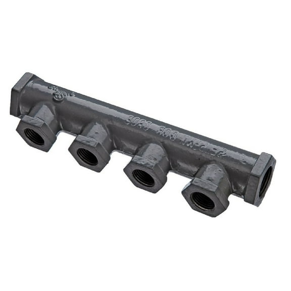 Pro-Flex 1/2 In. x 1/2 In. FIP CSST Iron Manifold with (4) 1/2 In. Ports