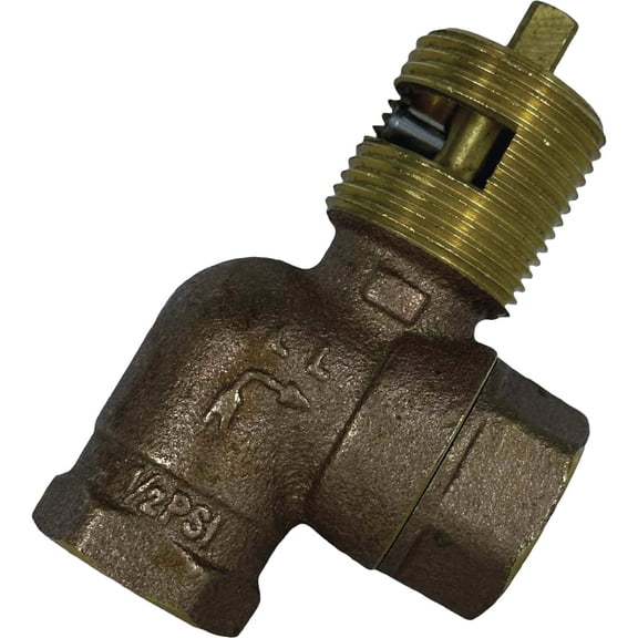Pro-Flex LLC Blue Flame Angle Pattern Forged Brass Log Lighter Gas Valve - Pack of 8