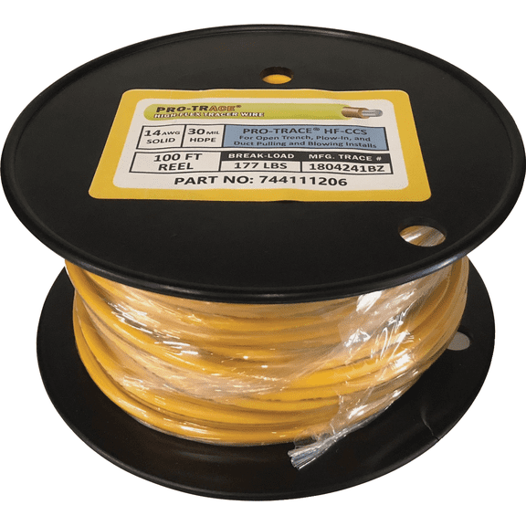 Pro-Flex Pro-Poly 100 Ft. Tracer Wire - Pack of 4 Indoor & Outdoor Use, NEC-Compliant