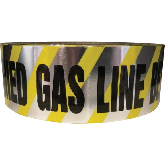 Pro-Flex Pro-Poly Gas Line Caution Tape - Pack of 12