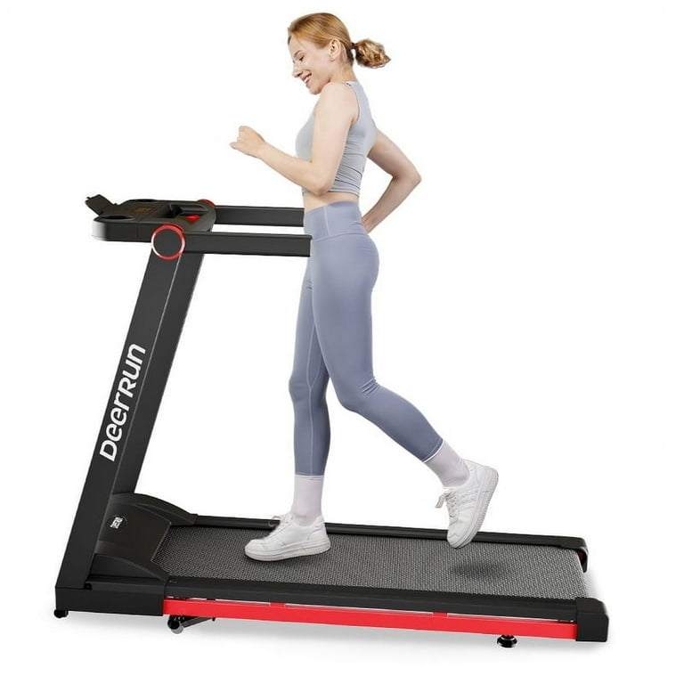 DeerRun Treadmills for Home, Folding Treadmill with Incline