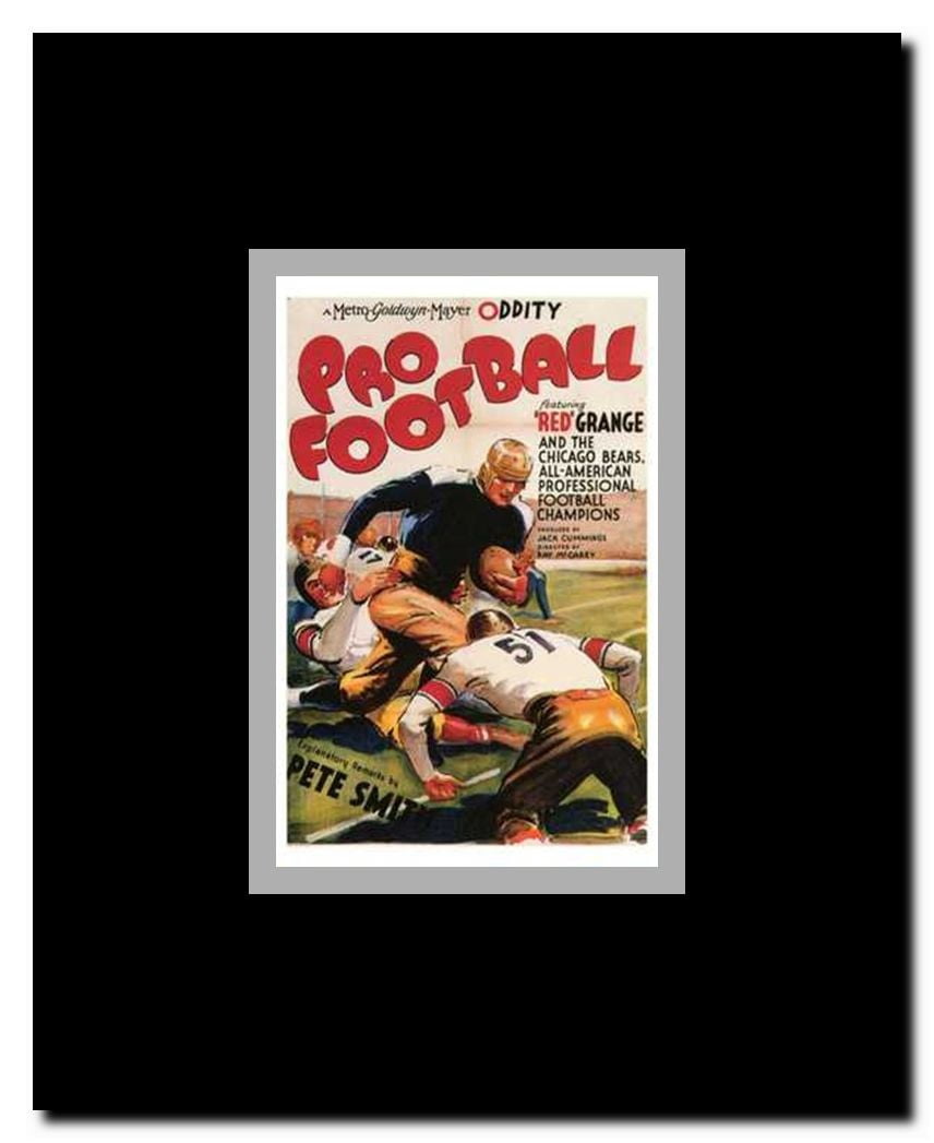 Pro Football Framed Movie Poster