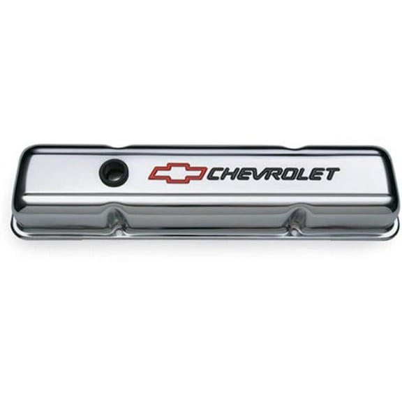 Pro-Form  Valve Covers - Small Block Chevy Short Steel - Red & Black